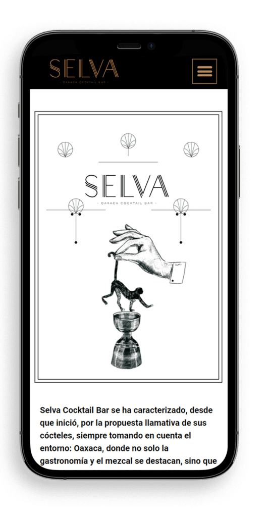 Selva Oaxaca: Un Cocktail Bar con Página Web y Menú Online